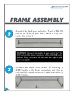 Preview for 9 page of Foresight Sports SIM IN A BOX BIRDIE SIAB ENCLOSURE Assembly Instructions Manual