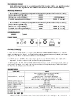 Preview for 2 page of FORESIGHT HD-SDI Extra Long Range Repeater Manual