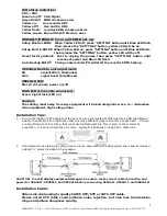 Preview for 3 page of FORESIGHT VE02AL User Manual