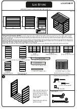 Предварительный просмотр 1 страницы Forest garden LOG STORE Manual