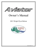 forest river Aviator 2013 Owner'S Manual preview