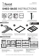 Preview for 1 page of Forest SBP43M Instructions