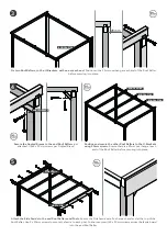 Preview for 3 page of Forest SLATTED DINING PERGOLA Instructions