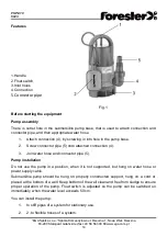 Preview for 16 page of Forester 5923 Instruction Manual