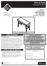 Preview for 8 page of FOREVER Eclectic Soho F03917 Manual