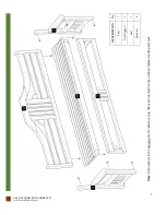 Preview for 3 page of Forever Redwood ALAN'S ENGRAVED WOOD BENCH Assembly Instructions Manual