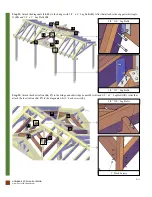 Предварительный просмотр 14 страницы Forever Redwood ANDREA'S CUPOLA PAVILION Assembly Instructions Manual