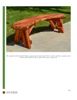 Предварительный просмотр 5 страницы Forever Redwood ARC PICNIC BENCH Assembly Instructions