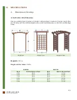 Preview for 4 page of Forever Redwood ARCHED GARDEN ARBOR Manual