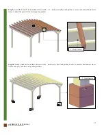 Preview for 9 page of Forever Redwood Arched Open Sky Pergolas Assembly Instructions Manual