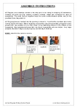 Preview for 3 page of Forever Redwood ARCHED PERGOLAS WITHOUT LATTICE PANELS Assembly Instructions