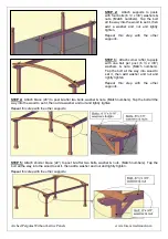 Preview for 4 page of Forever Redwood ARCHED PERGOLAS WITHOUT LATTICE PANELS Assembly Instructions