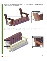 Предварительный просмотр 10 страницы Forever Redwood BENCH SWING SETS Assembly Instructions Manual