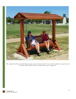 Предварительный просмотр 13 страницы Forever Redwood BENCH SWING SETS Assembly Instructions Manual