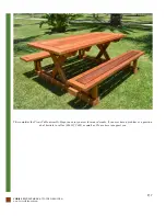 Предварительный просмотр 8 страницы Forever Redwood CHRIS'S PICNIC TABLE Assembly Instructions Manual