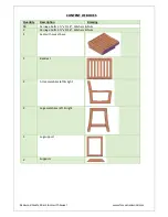 Preview for 2 page of Forever Redwood Cocktail Bar Stools Assembly Instructions