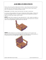 Preview for 3 page of Forever Redwood Cocktail Bar Stools Assembly Instructions