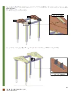 Предварительный просмотр 10 страницы Forever Redwood CUSTUM THE BREEZY SMALL PAVILION Assembly Instructions Manual