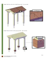 Предварительный просмотр 13 страницы Forever Redwood CUSTUM THE BREEZY SMALL PAVILION Assembly Instructions Manual