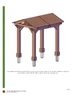 Предварительный просмотр 14 страницы Forever Redwood CUSTUM THE BREEZY SMALL PAVILION Assembly Instructions Manual