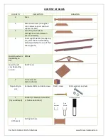 Preview for 2 page of Forever Redwood DEL NORTE Assembly Instructions Manual