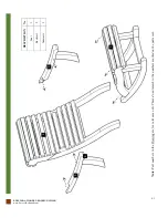 Preview for 4 page of Forever Redwood ENSENADA WOODEN ROCKING CHAIR Assembly Instructions Manual