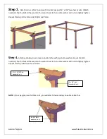 Preview for 5 page of Forever Redwood GARDEN PERGOLAS Assembly Instructions Manual