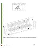 Preview for 5 page of Forever Redwood HANNELL WOODEN GARDEN BENCH Assembly Instructions Manual