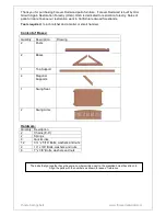 Preview for 2 page of Forever Redwood Jhoola Swing Set Assembly Instructions Manual