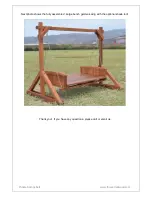 Preview for 6 page of Forever Redwood Jhoola Swing Set Assembly Instructions Manual