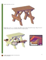 Preview for 6 page of Forever Redwood KID SIZE WOOD PICNIC TABLE Assembly Instructions Manual