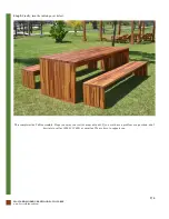 Preview for 5 page of Forever Redwood MAYNARD MODERN REDWOOD PATIO TABLE Assembly Instructions