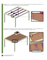 Preview for 9 page of Forever Redwood MODERN FAT TMBER PERGOLA Assembly Instructions Manual