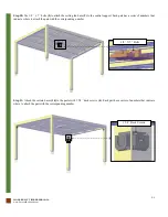 Preview for 10 page of Forever Redwood MODERN FAT TMBER PERGOLA Assembly Instructions Manual