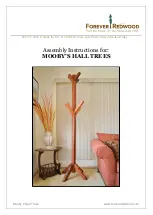 Forever Redwood MOOBY'S HALL TREES Assembly Instructions preview