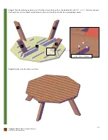 Preview for 5 page of Forever Redwood OCTAGONAL PICNIC TABLE Assembly Instructions Manual