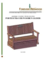 Forever Redwood PORTER THAYER Assembly Instructions Manual preview