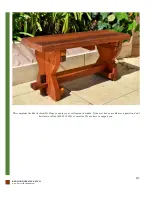 Preview for 7 page of Forever Redwood REDWOOD TRESTLE BENCH Assembly Instructions Manual