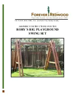 Forever Redwood RORY'S BIG PLAYGROUND SWING SET Assembly Instructions Manual предпросмотр