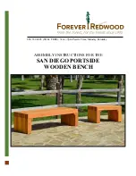 Preview for 1 page of Forever Redwood SAN DIEGO PORTSIDE Assembly Instructions Manual