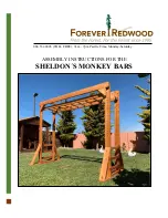 Forever Redwood SHELDON'S MONKEY BARS Assembly Instructions Manual preview