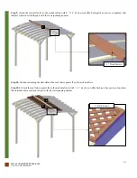 Preview for 9 page of Forever Redwood SMALL ARCHED PERGOLA KITS Assembly Instructions Manual