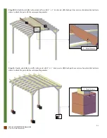 Preview for 10 page of Forever Redwood SMALL ARCHED PERGOLA KITS Assembly Instructions Manual