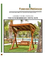 Preview for 1 page of Forever Redwood THE SUMMERBREEZE SWING SETS Assembly Instructions Manual