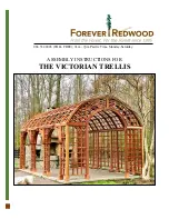 Forever Redwood THE VICTORIAN TRELLIS Assembly Instructions Manual preview