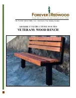 Preview for 1 page of Forever Redwood VETERANS Assembly Instructions Manual