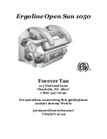 Forever Tan Ergoline Open Sun 1050 User Manual preview