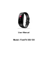 FOREVER ForeFit SB-130 User Manual preview