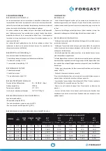 Preview for 19 page of Forgast FG00408 Instruction Manual