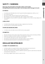 Preview for 9 page of Forgast FG07035 User Manual